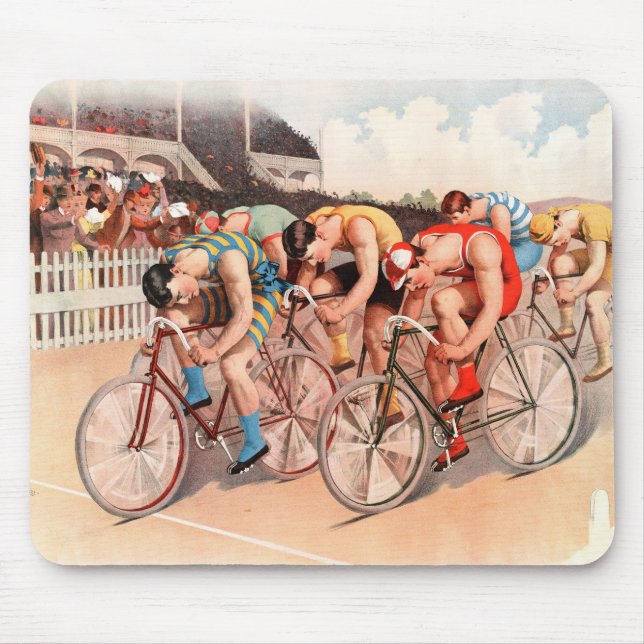 Bicycle Race Mouse Pad (Front)
