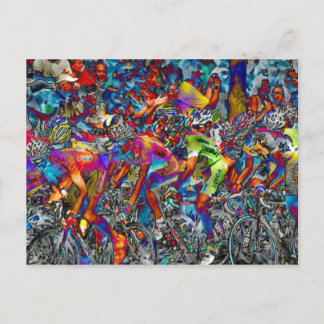 Bicycle Race Postcard