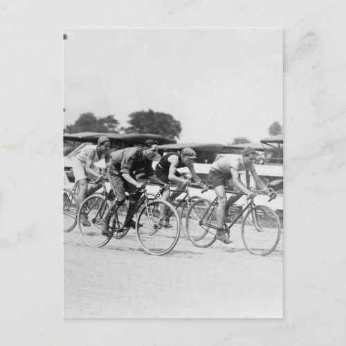 Bicycle Race Washington DC 1925 Postcard