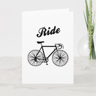 Bicycle Racing Bike Ride Cycling Card