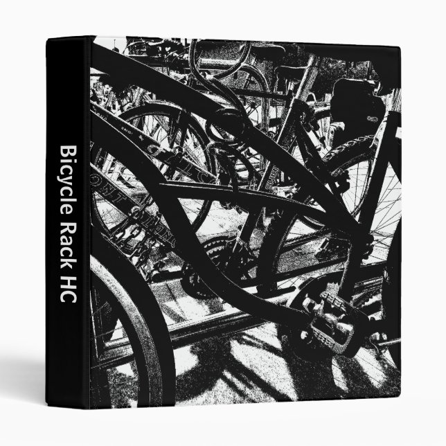 Bicycle Rack HC (1in) 3 Ring Binder (Front/Spine)