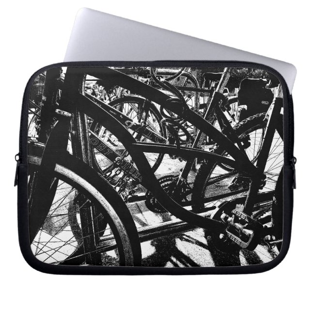 Bicycle Rack HC Laptop Sleeve (Front)