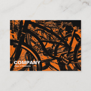 Bicycle Rack - In Orange Business Card