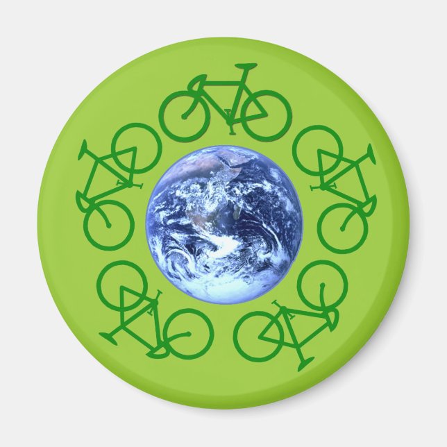 Bicycle Recycle Products Magnet (Front)
