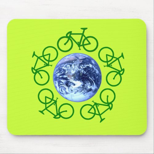 Bicycle Recycle Products Mouse Pad