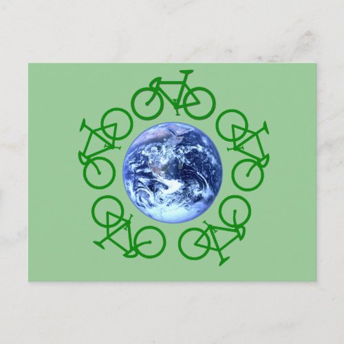 Bicycle Recycle Products Postcard