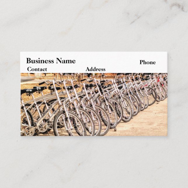 Bicycle repair shop  business card (Front)