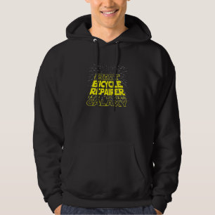 Bicycle Repairer Cool Galaxy Job Hoodie