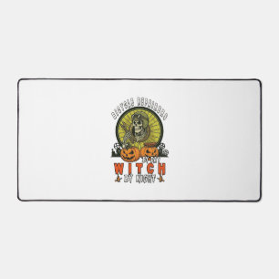 Bicycle Repairers Witch Skull Wrench Pumpkins Hall Desk Mat