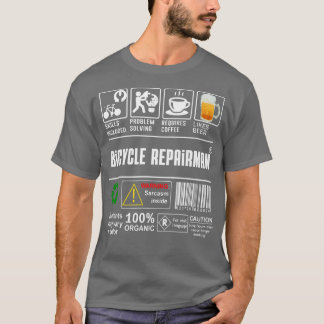 Bicycle Repairman Skills Included Bike Lovers Coff T-Shirt