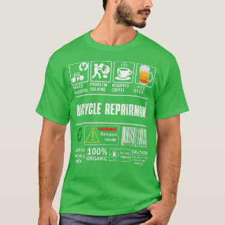 Bicycle Repairman Skills Included Bike Lovers Coff T-Shirt