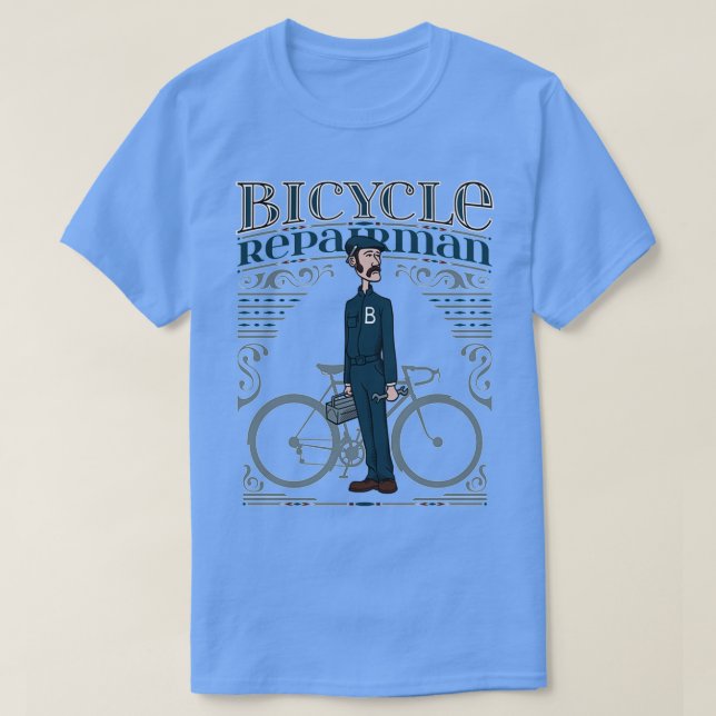 Bicycle Repairman  T-Shirt (Design Front)