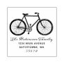 Bicycle Return Address Stamp, Bike, Rubber Stamp
