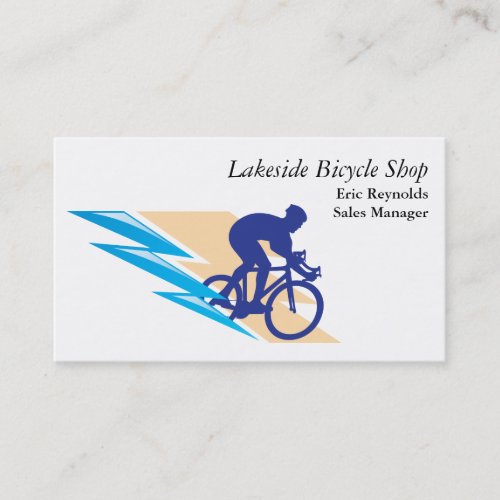 Bicycle Rider Logo Business Card