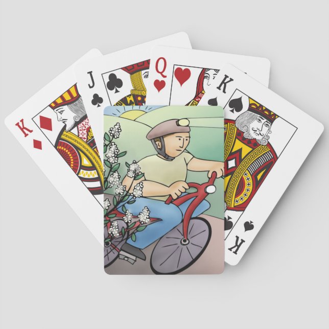 Bicycle Rider Poker Cards (Back)