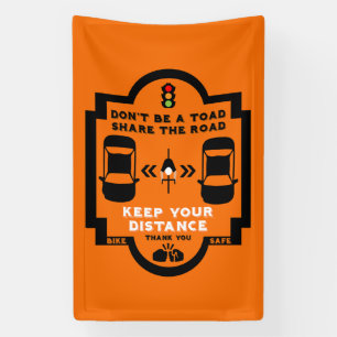 Bicycle Road Safety Awareness Banner