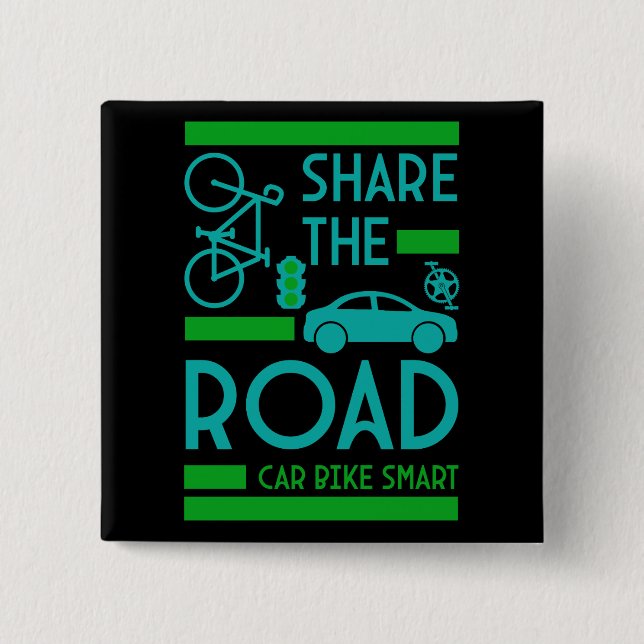 Bicycle Road Safety Button (Front)