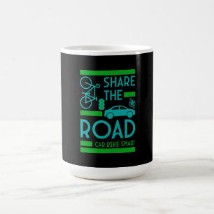 Bicycle Road Safety Color Morph Mug