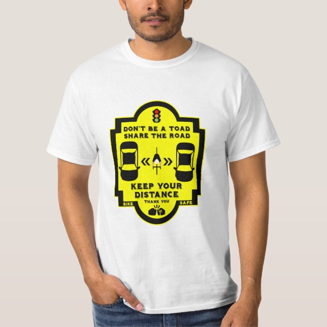 Bicycle Road Safety T-Shirt (Front)