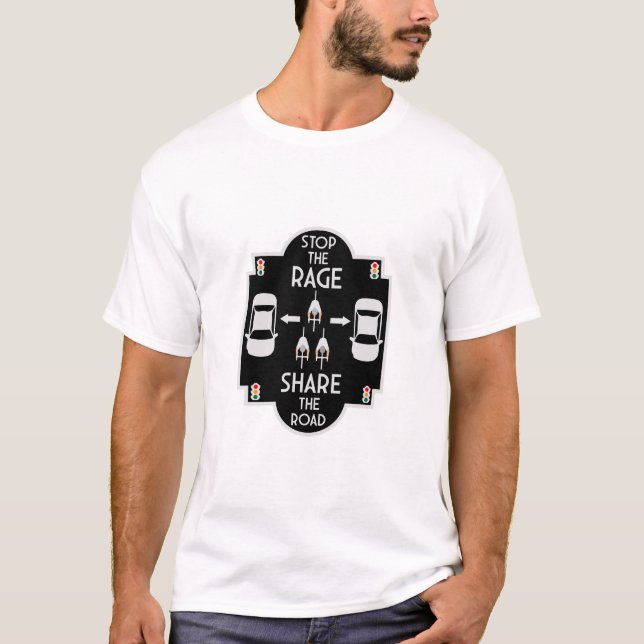 Bicycle Road Safety T-Shirt (Front)