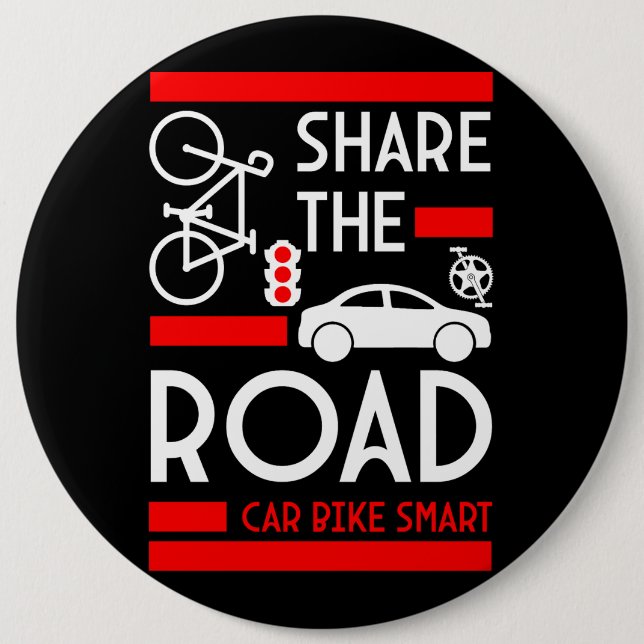 Bicycle Road Safety Week Button (Front)