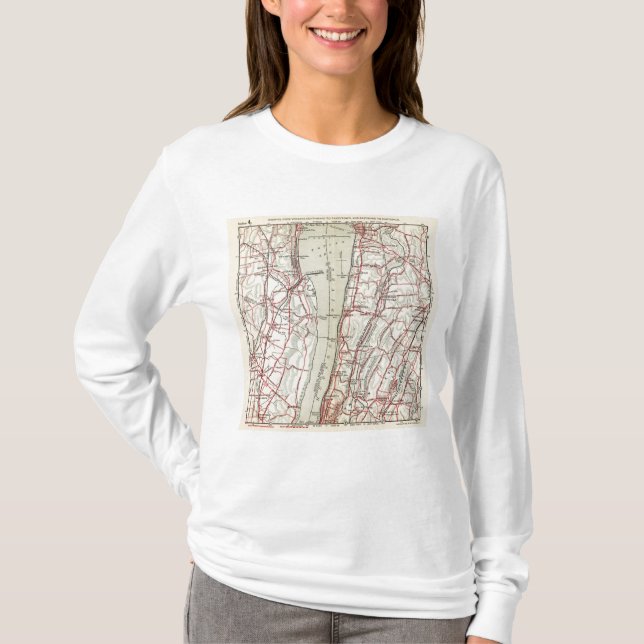 Bicycle Roads in New York and Conneticut 11 T-Shirt (Front)
