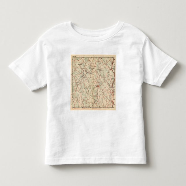 Bicycle Roads in New York and Conneticut 5 Toddler T-shirt (Front)