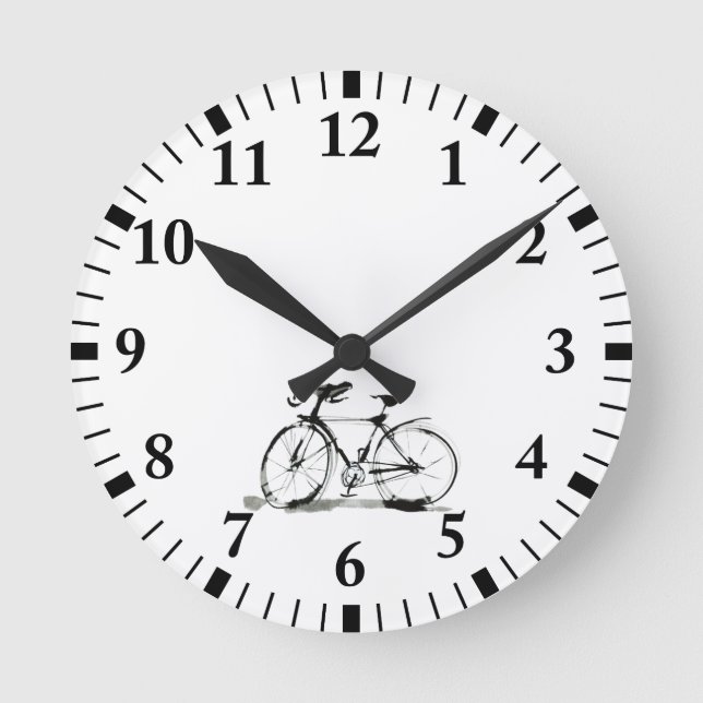 Bicycle Round Clock (Front)