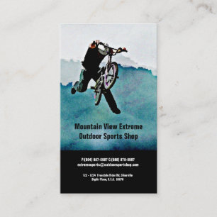 Bicycle Shop or Outdoor Sports Store Business Card