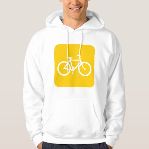 Bicycle Sign _ Amber Hoodie