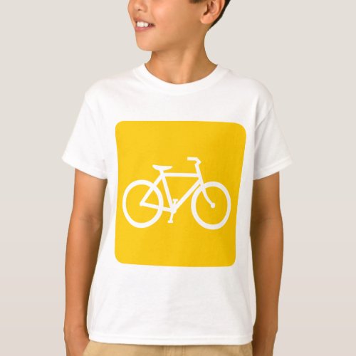 Bicycle Sign _ Amber T_Shirt