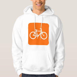 Bicycle Sign - White Hoodie