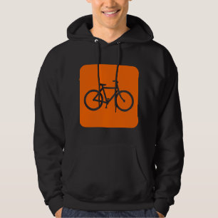 Bicycle Sign - White Hoodie