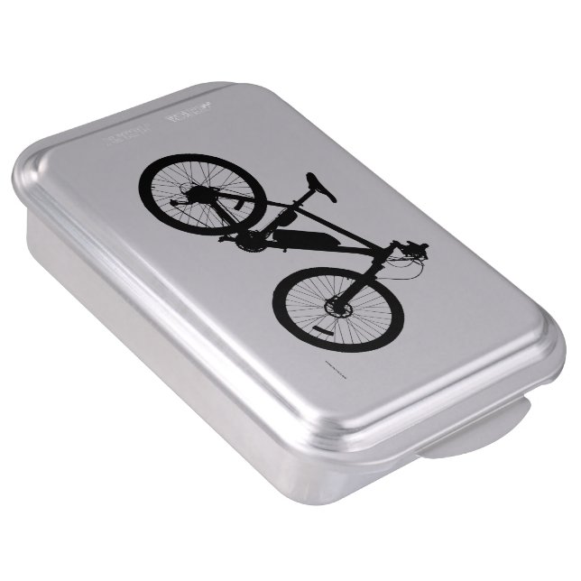 Bicycle Silhouette Cake Pan (Side)