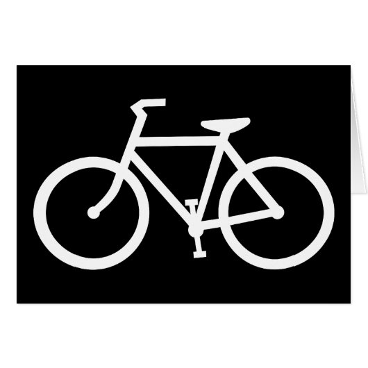 bicycle silhouette cards (Front Horizontal)
