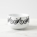 Bicycle Silhouette Soup Mug