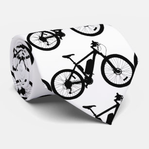 Bicycle Silhouette Tie