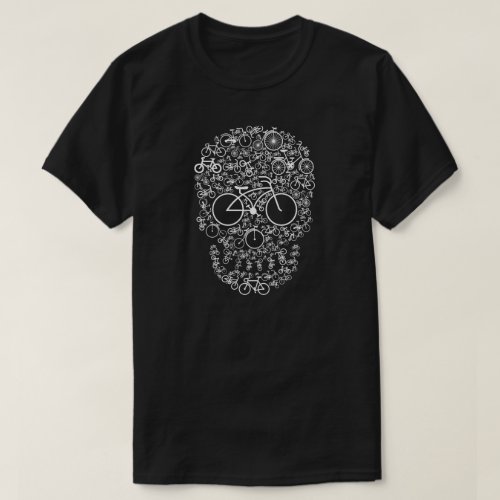 Bicycle Skull T_Shirt