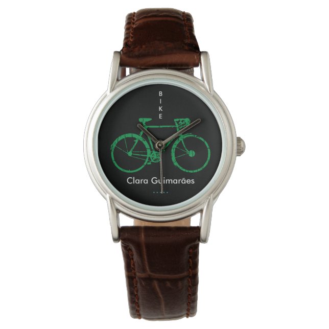 Bicycle sports personalized with Name Watch (Front)