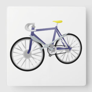 Bicycle Square Wall Clock