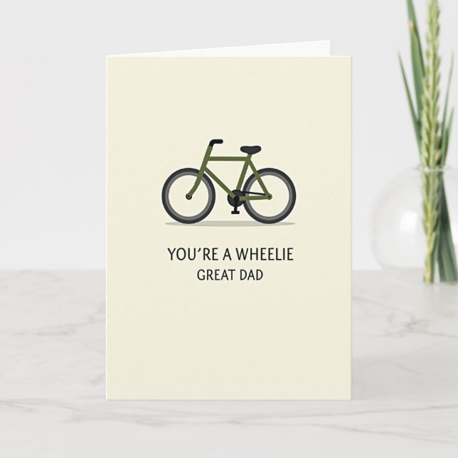 Bicycle Sweet Fathers Day Card (Front)