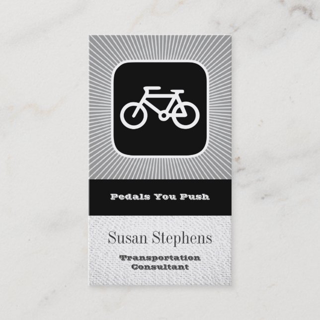 Bicycle Symbol Business Card (Front)