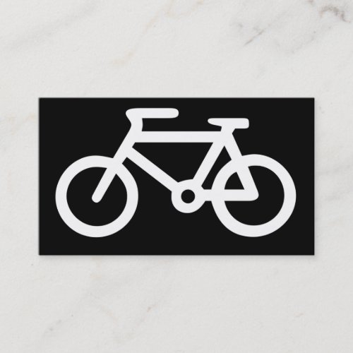 Bicycle Symbol Business Cards