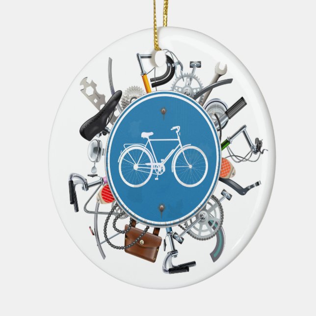 Bicycle Tag / Ornament (Left)