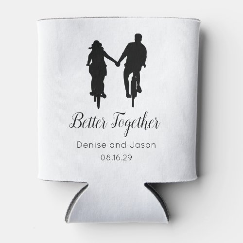 Bicycle Themed Better Together Can Cooler Favors