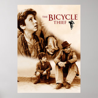 Bicycle Thieves Vittorio De Sica Poster