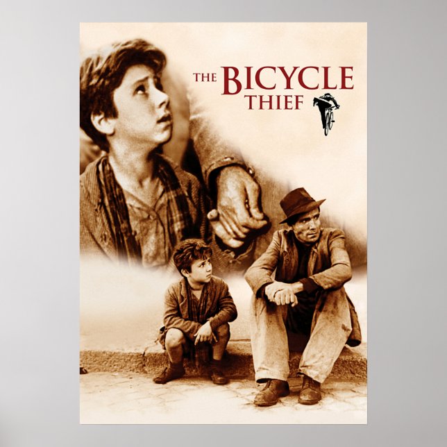 Bicycle Thieves Vittorio De Sica Poster (Front)