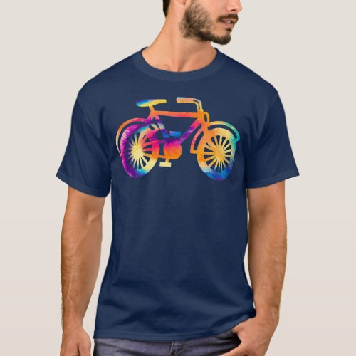 bicycle tie dye  T_Shirt