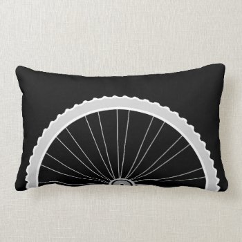 Bicycle Tire Wheel Rectangle Throw Pillow by StyledbySeb at Zazzle