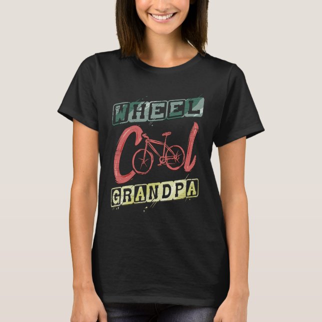 Bicycle Tour cycling  for grandfather cyclist gran T-Shirt (Front)